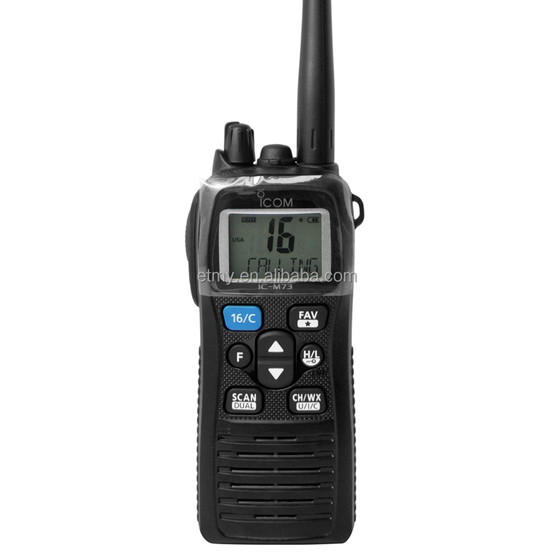 ICOM IC-M73 VHFIPX8防水マリントランシーバー長距離双方向ラジオ