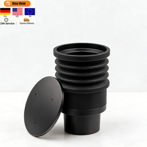 Moulin à café à dose unique Eureka Atom 60 avec trémie, en gel de silice, manuel, écologique, avec souffleur à courroie, noir, luxe, très poli - Product Image 1