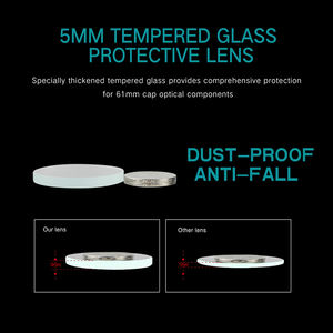 BORUiT-linterna de buceo, resistencia al agua IP68, profesional, funciona con 18650/batería, con cuerda de mano - Product Image 4