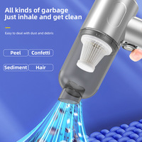 Mini Aspirateur Sans Fil Haute Puissance pour Voiture, Nettoyage Multi-Fonctions Souffleur d'Aspiration, Aspirateur à Main pour Automobile avec Design en Barre