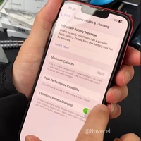Batterie de diagnostic avec affichage des pièces d'origine, 100% en état, sans message pop-up pour iPhone 12 mini, 13, 14, 15 Pro Max, pas besoin de BMS d'origine.