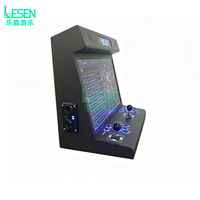 Machine d'arcade 22 pouces pour 2 joueurs, pliable 3D, double joystick, style King of Fighters, nostalgique, pour usage domestique et commercial, logo personnalisé OEM, vente en gros