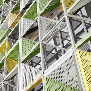 Facciata decorativa di progettazione della <span class=keywords><strong>parete</strong></span> della tenda interni esterni pannelli in alluminio per la costruzione di <span class=keywords><strong>vetro</strong></span> temperato in metallo di alluminio <span class=keywords><strong>parete</strong></span> divisoria - Product Image 6