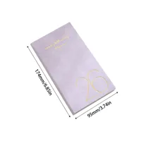 Agenda de Bolsillo de Cuero A5 Craft Washi 2026, Sistema de Gestión del Tiempo de 365 Días, Hojas Sueltas Cosidas con Hilo, Esquinas Redondeadas, Regalo Personalizado con Protección UV