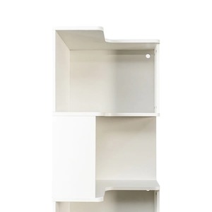 Estantería de Esquina de 5 Niveles, Resistente, de 71.8'' de Alto, en Forma de L, con Luces LED, de Madera, para Almacenamiento, de CARB P2 Flat Pack Factory Supplier Wholesale - Product Image 3