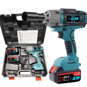 KM Cheap Price 600N Battery Power Wrench Clé à chocs électrique sans fil rechargeable 21V - Product Image 1