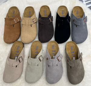 Mules confortables en cuir véritable cloutées pour femmes, à bout rond, style <span class=keywords><strong>sabot</strong></span> de pomme de terre - Product Image 6