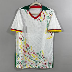 เสื้อทีมชาติแคเมอรูน รุ่นนักเตะ ชุดเหย้า ทีมชาติแอฟริกัน ชุดฟุตบอล 100% โพลีเอสเตอร์ ระบายอากาศได้ดี แบบยูนิเซ็กซ์ แขนสั้น สำหรับฤดูร้อน - Product Image 1