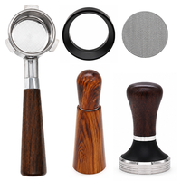 Kit d'outils pour débutants en café : Portafiltre 51mm, 54mm, 58mm, Tamper, Agitateur magnétique WDT pour poudre, pour une préparation complète de l'espresso