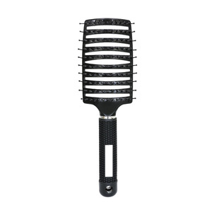 Juego de 4 piezas de peines para desenredar y peinar: Peine desenredante de dientes anchos grandes, Peine de cola, Cepillo desenredante tipo paleta hueco y curvo con ventilación - Product Image 5
