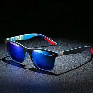 Lunettes de soleil polarisées carrées classiques pour hommes et femmes, personnalisables avec logo, vente en gros à prix d'usine, pour la pêche et la conduite - Product Image 4