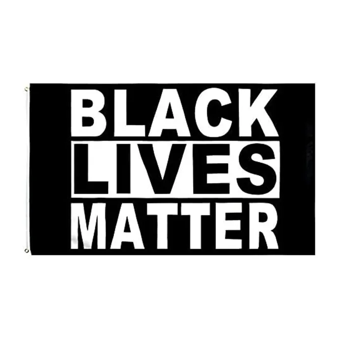 Bandera Personalizada Grande 3x5FT Bandera Black Lives Matter BLM One Love Protest Peace I Can't Breathe