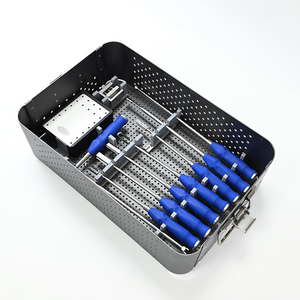 ชุดเครื่องมือผ่าตัดส่องกล้องแบบสองช่องทางสำหรับมืออาชีพ ชุดเครื่องมือผ่าตัดกระดูกและข้อแบบไฟฟ้า ทำจากสแตนเลส ชุดผ่าตัดกระดูกสันหลังด้านเดียว - Product Image 5