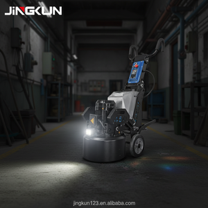 Machine à meuler les sols en époxy manuelle à haute efficacité JINGKUN 450, directement <span class=keywords><strong>de</strong></span> l'usine, meuleuse à béton portable, sol en époxy durci - Product Image 4