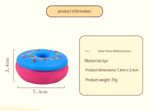 Donut Elástico de Lenta Recuperación, Juguete Antiestrés para Adultos, para Escritorio y Viajes - Product Image 4