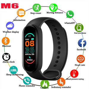 Pulsera inteligente <span class=keywords><strong>M6</strong></span>, reloj inteligente deportivo con pantalla a Color, podómetro y música - Product Image 3