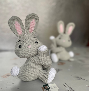 Personalizado Crochet Animal Bunny Cortina Tieback <span class=keywords><strong>Amigurumi</strong></span> Juguetes <span class=keywords><strong>Conejo</strong></span> Crochet Tieback derecho e izquierdo - Product Image 5