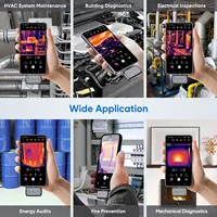 Caméra thermique GW340 pour iPhone et téléphone Android, caméra thermique infrarouge pour inspection et réparation, caméra thermographique