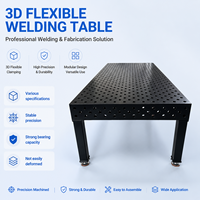 Plateforme de soudage modulaire 3D D28 HT300 en fonte, table de soudage flexible avec tous les gabarits de serrage, fabriquée en Chine