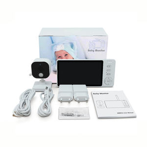 Babyphone avec caméra 720p et écran 5 pouces, surveillance directe, vision nocturne, fonction téléphone bébé, portée 300m, 8 berceuses, 2026 - Product Image 2