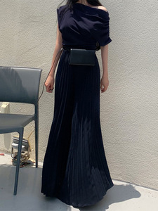 กระโปรงพลีทสีลูกกวาดขายส่งสำหรับผู้หญิง 20 สี ทรงเอ - Product Image 4