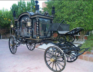 Carroza Fúnebre Eléctrica de Lujo con Ataúd de Cristal de Color Personalizado para Venta al por Mayor a Funerarias Globales - Product Image 1