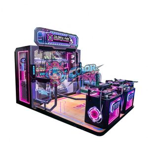 Colorful Park - Machine de jeu d'arcade à monnayeur pour 4 joueurs, type stand de tir - Product Image 5