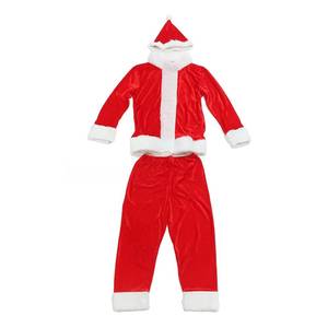 Conjunto de 7 Piezas de Lujo en Terciopelo para Adultos, Disfraz de Santa Claus para Hombre y Mujer, MS Christmas - Product Image 2