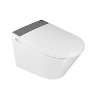 Cuvette de toilette intelligente à commande par bouton rotatif moderne et facile à utiliser