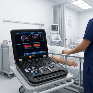 CE Meilleur <span class=keywords><strong>Prix</strong></span> Échographe Portable 3D Couleur Doppler pour Clinique et Hôpital SUN-906A - Product Image 1