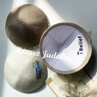 Resure propia fábrica fabricada Israel hombres Kippah sombrero judío Kipot satén judío Kippah Yarmulke Kippot Judaica Kippot