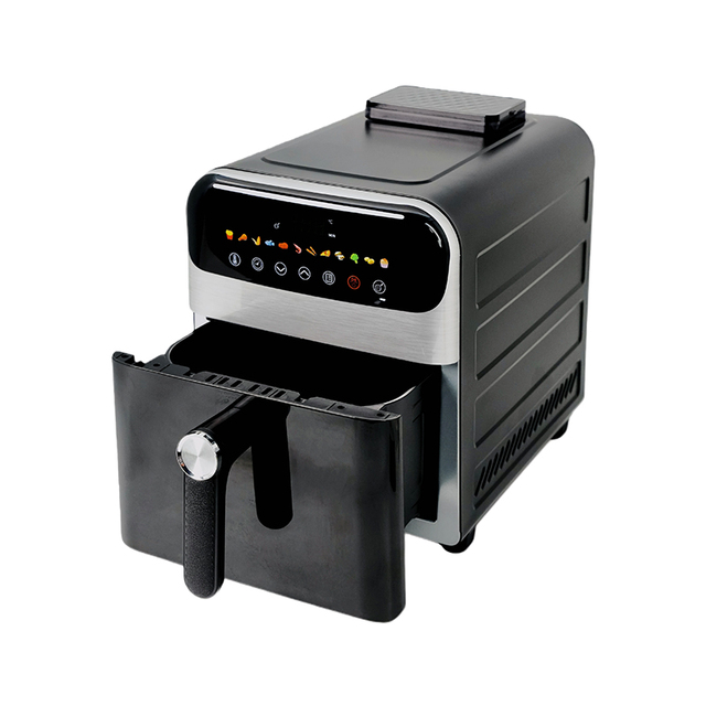 Wholesale 100% Full Metal Steam Air Fryer Digital Touch Screen Oil Free Multifunction Air Fryer Oven for Home Kitchen Appliance