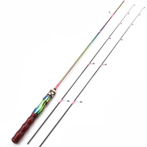 Byloo, súper suave, ultraligero, mango de <span class=keywords><strong>madera</strong></span>, cañas giratorias, caña de pescar de fundición, varillas de fibra de carbono para trucha, caña con mango de corcho - Product Image 5