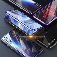Casing Flip Adsorpsi Magnetik untuk VIVO S10E V23E Pro V15, Bumper Logam Mewah dengan Pelindung Kaca Temper untuk VIVO S1 NEX 2