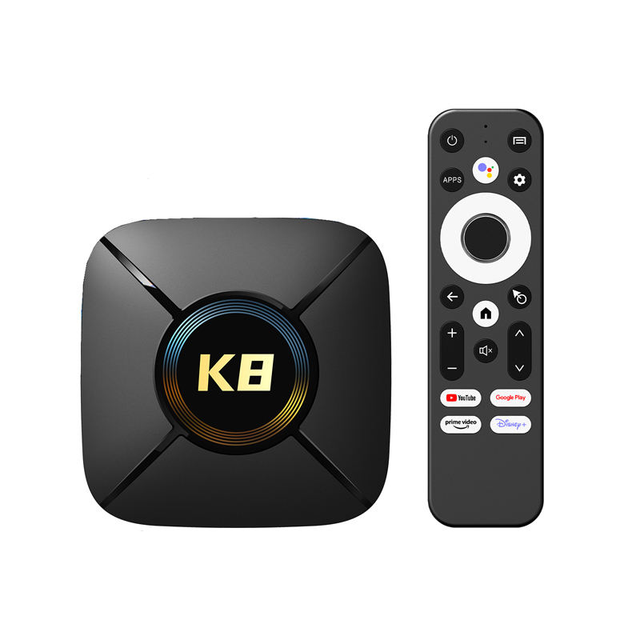 HK1 RBOX K8 Mini Quad Core Android 14 4K TV Box with RK3518 2GB 16GB Dual Band 2.4G/5GHz WiFi6 Hot Selling Fire TV Stick