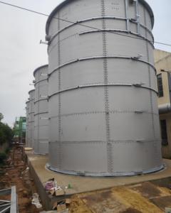 3500m3 bắt vít lên men kỵ khí bể thép không gỉ lò phản ứng động cơ tự động xử lý nước thải thực phẩm đồ uống - Product Image 3