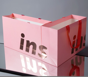 Tùy chỉnh Quần áo túi giấy với logo riêng của bạn xử lý bán lẻ sang trọng tông khuyến mại mua sắm quà tặng bao bì túi - Product Image 4