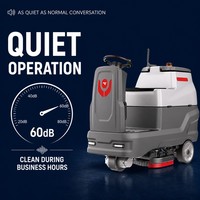 Nettoyeur de sol électrique CleanHorse ARES700, nouvelle machine de nettoyage de sol, largeur de nettoyage de 660 mm, pour atelier de réparation automobile, centre de service automobile