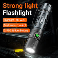 Lampe torche puissante de 30 W pour l'extérieur, 900 m, chasse, randonnée, travail, linternas, lampe torche puissante rechargeable, lampes torche LED tactiques