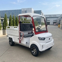 Véhicule de transport électrique agricole à basse vitesse, mini-camion de fret à 4 roues, pick-up électrique agricole pour la livraison domestique