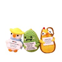 Poupée pomme de terre au crochet faite main, motif uni, décoration de Noël pour la maison, produit transfrontalier très vendu