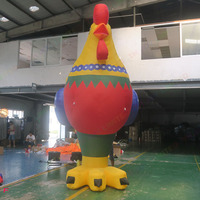 Coq gonflable géant de 6 m (20 pieds) de haut pour la publicité