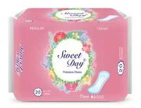 Mini serviettes hygiéniques jetables jetables ultra-minces Doublure de culotte absorbante respirante en coton biologique