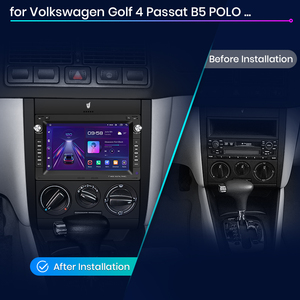 Stock UE Autoradio Android 12 7 pouces Navigation GPS Android Auto Stéréo multimédia Compatible avec VW Golf 4 Passat POLO T5 - Product Image 2