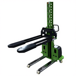 Elevador de palés semieléctrico y completamente eléctrico, 500kg, con batería, apilador de autoelevación, entrega rápida - Product Image 1