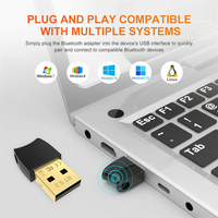 Adaptateur USB BT sans fil 5.3 Dongle pour haut-parleur PC souris sans fil clavier musique Audio 2 en 1 récepteur émetteur adaptateur