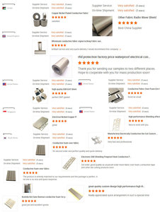 Cinta Acrílica Conductiva de Protección Unilateral Resistente al Calor, 50mm de Ancho, 25m de Longitud, Sensible <span class=keywords><strong>a</strong></span> la Presión, Tela Lisa <span class=keywords><strong>a</strong></span> Cuadros, EMI - Product Image 3