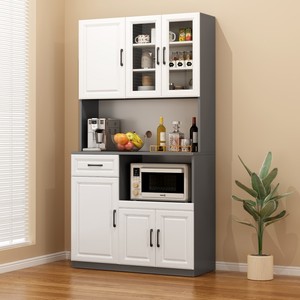 Tùy chỉnh đồ nội thất sang trọng thiết kế bán buôn hiện đại bằng gỗ tủ cao đựng thức ăn lưu trữ nhà bếp tủ - Product Image 1