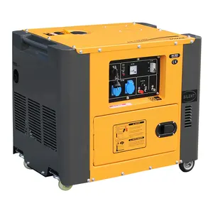 Mini portátil 6kva 6kw 6 kw 6 kva refrigerado a ar super silencioso gerador diesel