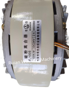 คุณภาพดี FL100S DC24V 2A 100N.M ผงแม่เหล็กคลัตช์สำหรับเครื่องจักรสิ่งทอ - Product Image 5